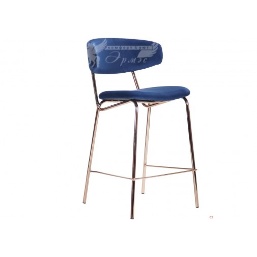 Стул Alphabet C gold/royal blue AMF