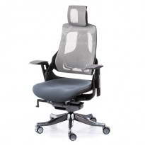 Кресло руководителя Wau charcoal nеtwork Е0826 Special4You (с сетчатой спинкой)