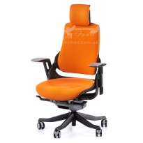 Крісло керівника WAU MANDARIN FABRIC WHITE E5326 Special4You (на хромований базі)