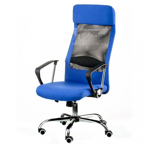 Кресло руководителя Silba blue Е5838 Special4You (на хромированной базе)