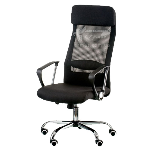 Кресло руководителя Silba black Е582 Special4You (на хромированном основании)