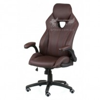 Кресло руководителя Leader brown E4985 Special4You (с подголовником)