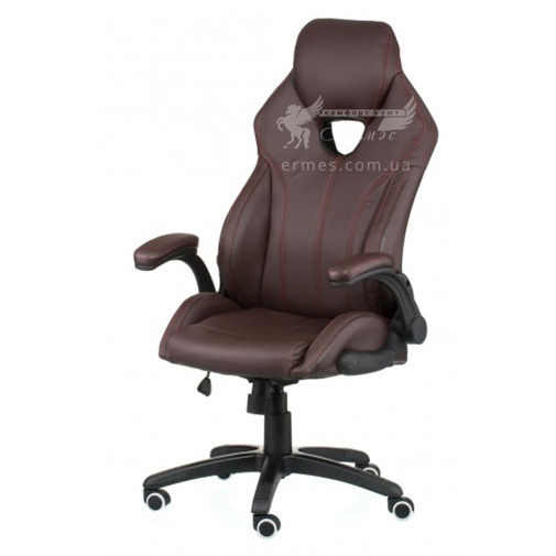 Кресло руководителя Leader brown E4985 Special4You (с подголовником)