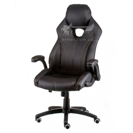 Кресло руководителя Leader black E5333 Special4You (с мягкими подлокотниками)