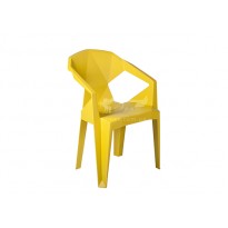 Кресло пластиковое Muzе mustard plastic Е0673 Special4You (для летних кафе)