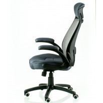 Кресло руководителя Briz 2 grey E4978 Special4You (с сетчатой спинкой)