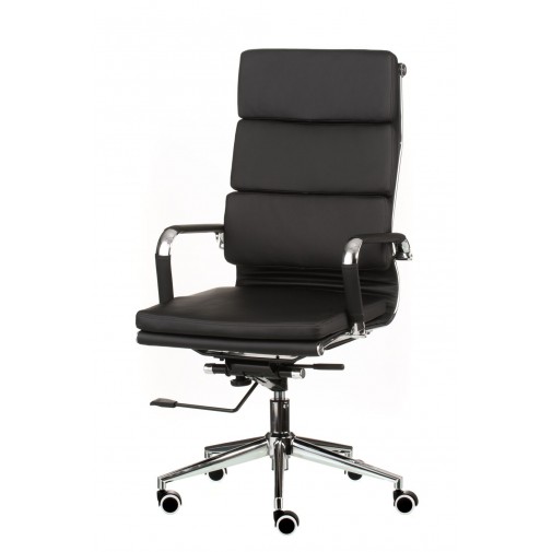 Кресло руководителя Solano 2 artleather black E4695 Special4You (на хромированной базе)