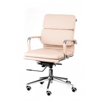 Кресло руководителя Solano 3 artleather beige E4817 Special4You (с хромированной базой)