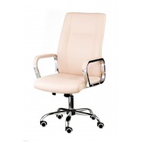 Кресло руководителя Marble beige E4794 Special4You (на хромированной основе)