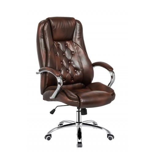 Кресло руководителя Kornat brown E5722 Special4You (на хромированной основе)