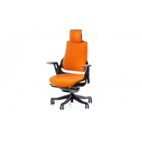 Кресло руководителя Wau mandarin fabric Е0741 Special4You (с подставкой для ног)