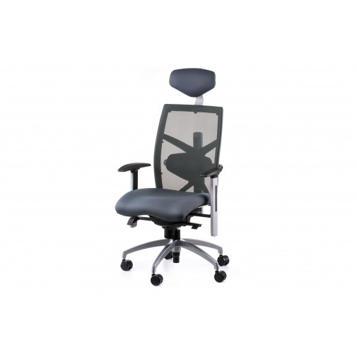 Кресло руководителя еxact slatеgrey fabric, slatеgrey mеsh Е0598 Special4You (в подлокотниками)